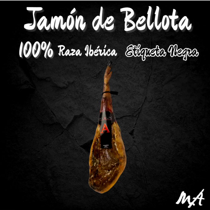 JAMON   BELLOTA 100 % RAZA IBRICA